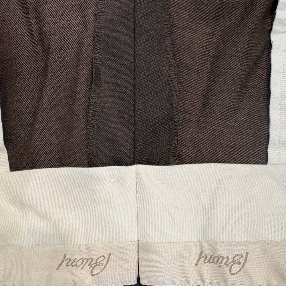 Brioni Sigma Trousers 35x30 Brown 100% Superfine Wool Italy - Picture 11 of 11